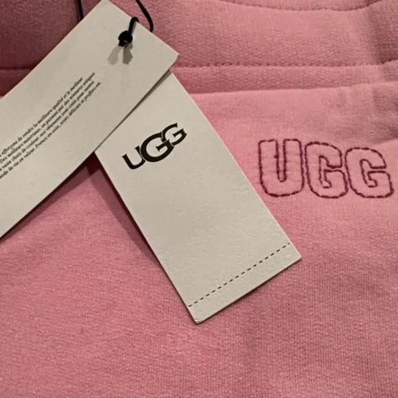 UGG Pink Daniella Sweatpants joggers NWT size large,light pink pockets - Picture 4 of 7